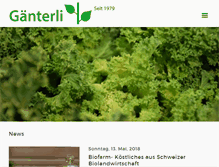 Tablet Screenshot of gaenterli.ch